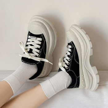 Plátenné tenisky s 6 cm zdvíhacou podrážkou, unisex, EVA podrážka, sieťová podšívka, casual štýl