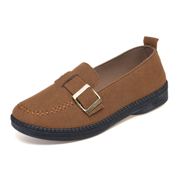 Dámske casual ploché topánky, okrúhla špička, textilný vršok, slip-on, priedušné