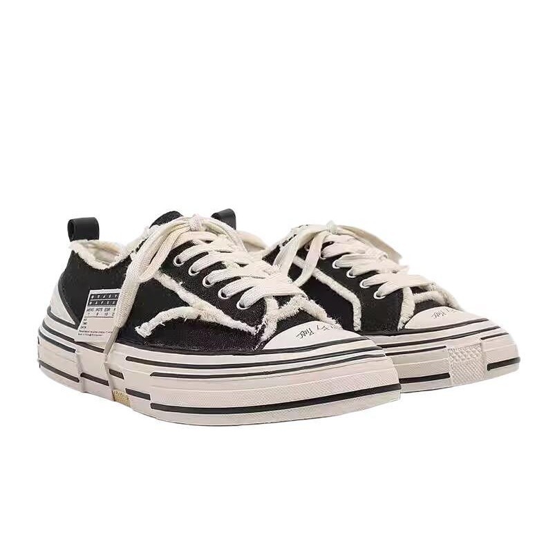 Casual canvas tenisky s farebným blokovým vzorom, šnúrky, gumová podrážka, PU stielka, zvyšovanie výšky