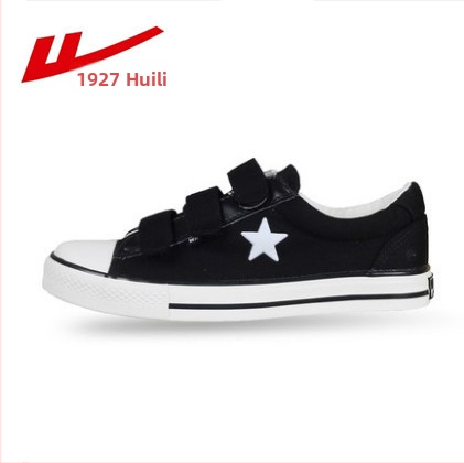 Kanvasové tenisky s Velcro zapínaním – unisex, nízky strih, kanvasový vršok, vulkanizovaná gumová podrážka, vnútorné textílie