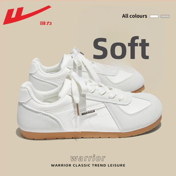 Dámske pohodlné tenisky v štýle vojenského tréningu s guľatou špičkou, PU vrchný materiál, šnúrky, nízky plochý podpätok, podrážka PVC