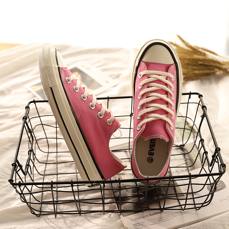 Tenisky z plátna MIS-18, unisex, nízky profil, vulkanizovaná gumová podrážka, zapínanie na šnúrky vpredu