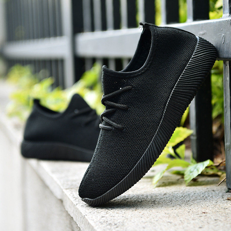 Dámske textilné topánky na voľný čas s priedušnou sieťovinou, okrúhla špička, plytké otvorenie, plastová podrážka, EVA vložka