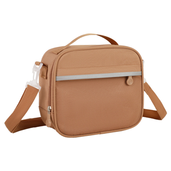 Geantă termică pentru prânz școlar cu model capybara, material Oxford, impermeabilă, ușoară, reflectorizantă pentru siguranța nocturnă, pentru elevi din învățământ primar