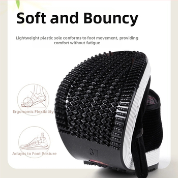 Pantofi din pânză cu partea superioară din bumbac, talpă din material compozit, închidere cu cataramă pe o singură curea, toc plat, vârf rotund