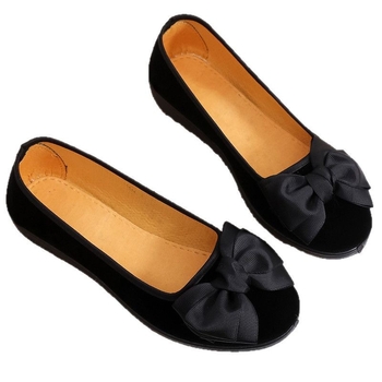 Loafers slip-on pentru femei, talpă antiderapantă din spumă, partea superioară din velur, respirabili și ușori