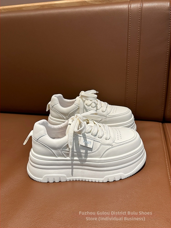 Sneakers casual pentru femei, partea superioară din pluș artificial, închidere cu șireturi, talpă plată mică, 0–1 cm, branț din piele de porc