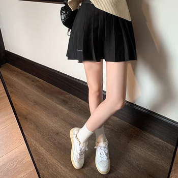 Adidași damă în stil colegiu, vârf rotund, partea superioară din piele de vită, căptușeală din piele artificială, talpă din cauciuc