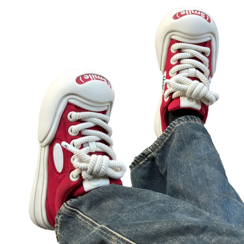 Канвасови обувки, горен материал: канвас; подметка: гума; закопчаване отпред с връзки; дебела подметка; унисекс; лято