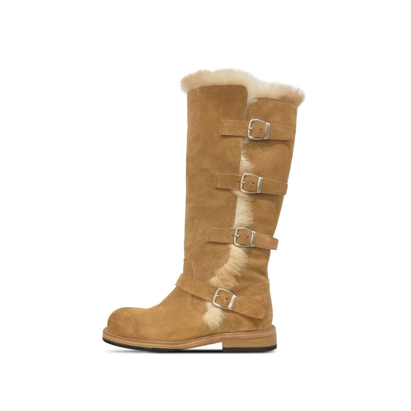 Cizme de zăpadă pentru femei - impermeabile, antiderapante, călduroase, din piele microfibră, căptușeală din lână