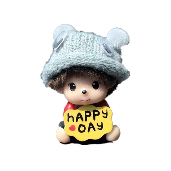 Ornament auto din plastic, stil cartoon, pentru decor interior, personalizare disponibilă, accesoriu pentru consola centrală