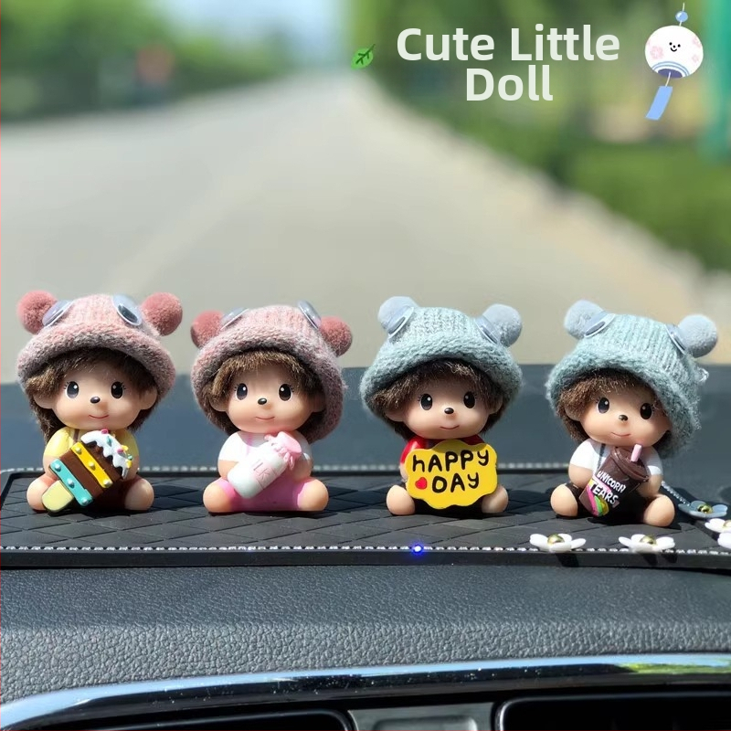 Plastmassist auto dekor Cartoon stiilis siseinterjööri jaoks, kohandamine saadaval, keskkonsooli lisavarustus