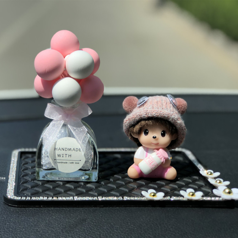 Ornament auto din plastic, stil cartoon, pentru decor interior, personalizare disponibilă, accesoriu pentru consola centrală