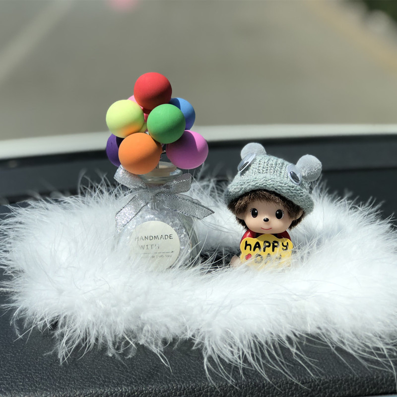 Ornament auto din plastic, stil cartoon, pentru decor interior, personalizare disponibilă, accesoriu pentru consola centrală