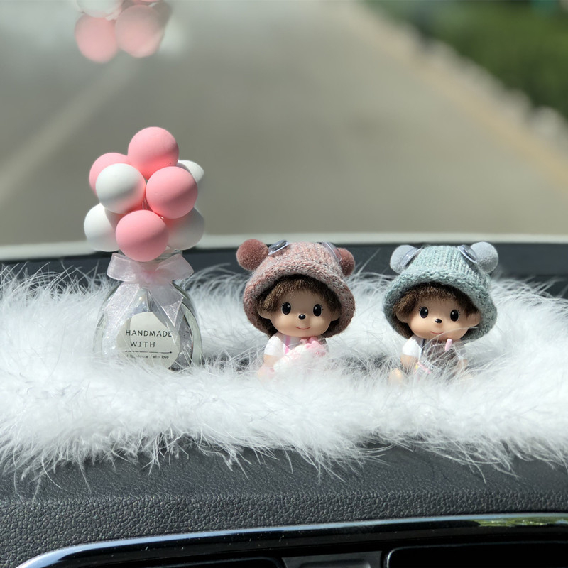 Ornament auto din plastic, stil cartoon, pentru decor interior, personalizare disponibilă, accesoriu pentru consola centrală