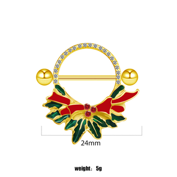 Inel ombilical cu design floral, decorat cu diamante, din aliaj de zinc, unisex