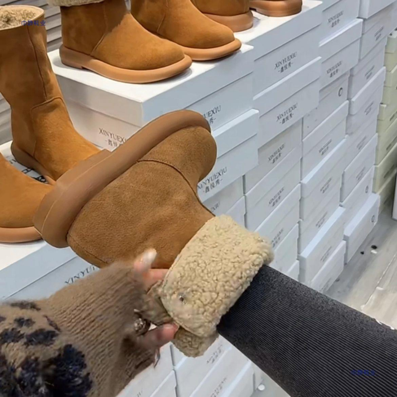 Cizme martini pentru femei din velur, căptușeală din bumbac, talpă din cauciuc, slip-on, înălțimea șaft-ului scurtă până la gleznă medie