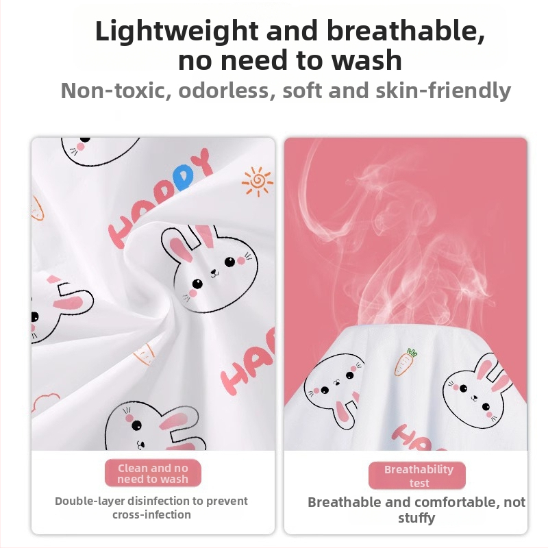 Traukinio vienkartinis patalynės komplektas vienam asmeniui – neaustas audinys, 3 dalių rinkinys (paklodė, antklodės užvalkalas, pagalvės užvalkalas)