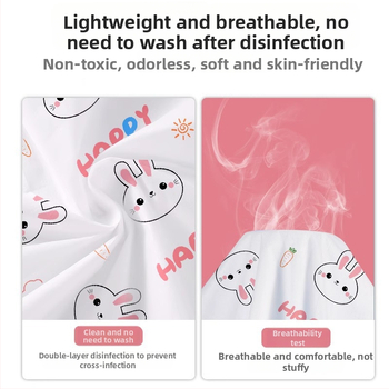 Set de lenjerie pentru tren, de unică folosință – 3 piese: cearșaf, husă de pilotă, husă de pernă; portabil (Material: fibră nețesută; Brand: Zhongheng)