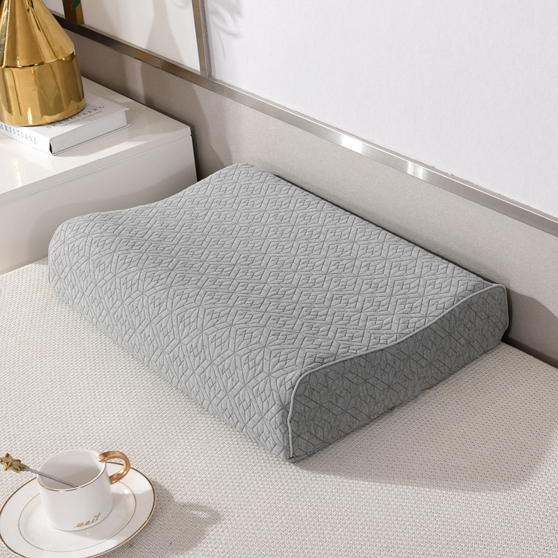 Față de pernă din fibră de bambus cu cărbune; țesătură Jacquard; vopsire reactiva; țesătură 30s; Qinerxin