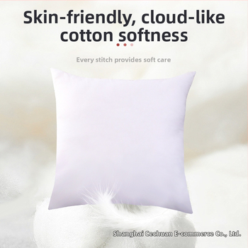 Nucleu de pernă cu umplutură din fibre de poliester, husă din poliester, țesătură îmbinată, stil modern minimalist