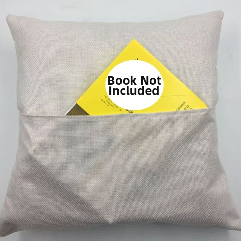 Husă pentru pernă din bumbac-lin, personalizabilă, stil modern minimalist