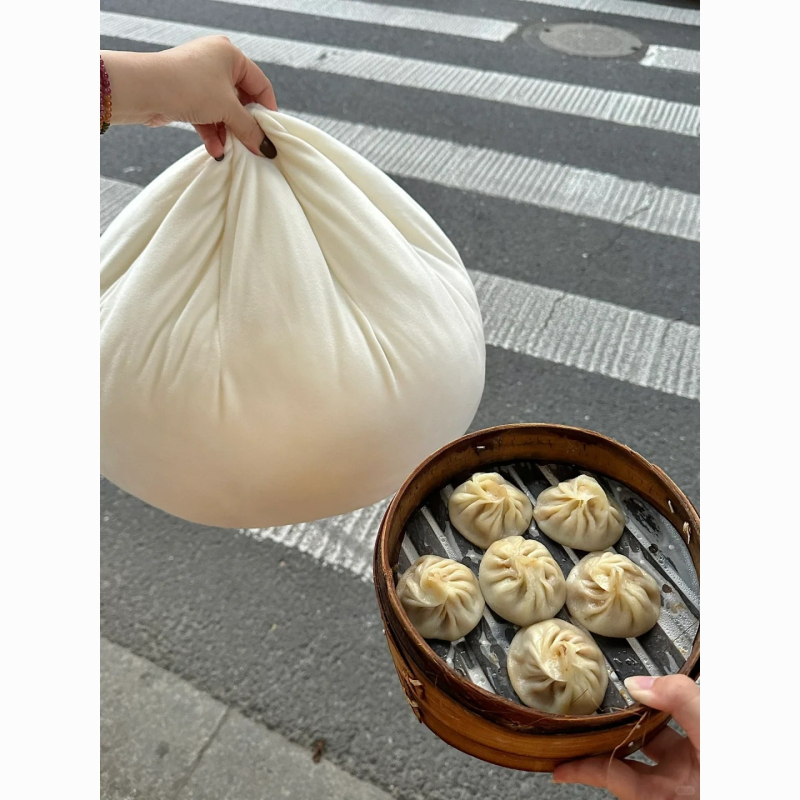 Perna în formă de chiflă – jucărie pluș drăguță pentru fete, husă din catifea Crystal, umplutură PP bumbac, țesătură, stil simplu și modern