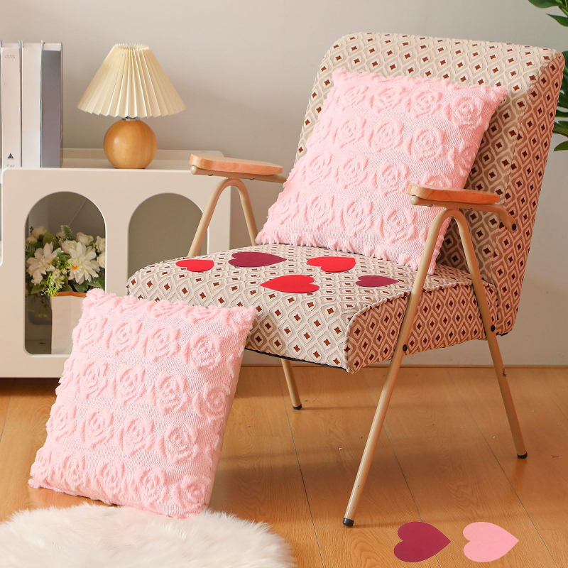 Husă de pernă Xwl, poliester, model plante și flori, broderie quilt, personalizabilă