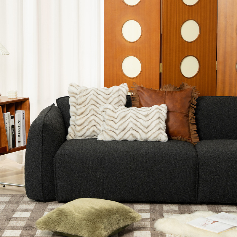 Perne decorative din pluș, stil lux ușor, husă umplută, pentru canapea și dormitor, decor pentru fereastra erker