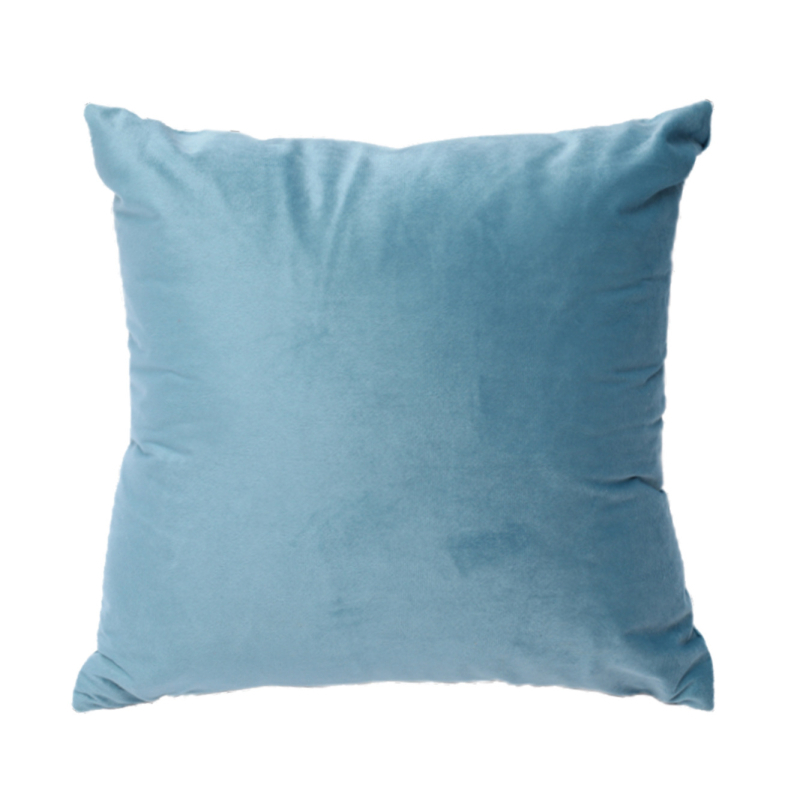 Pernă pentru canapea, husă din velur pluș, umplutură PP bumbac, model solid, stil modern minimalist