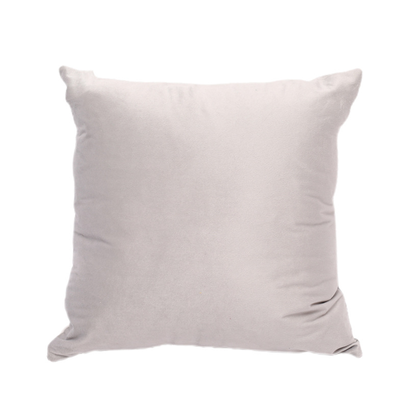 Pernă pentru canapea, husă din velur pluș, umplutură PP bumbac, model solid, stil modern minimalist