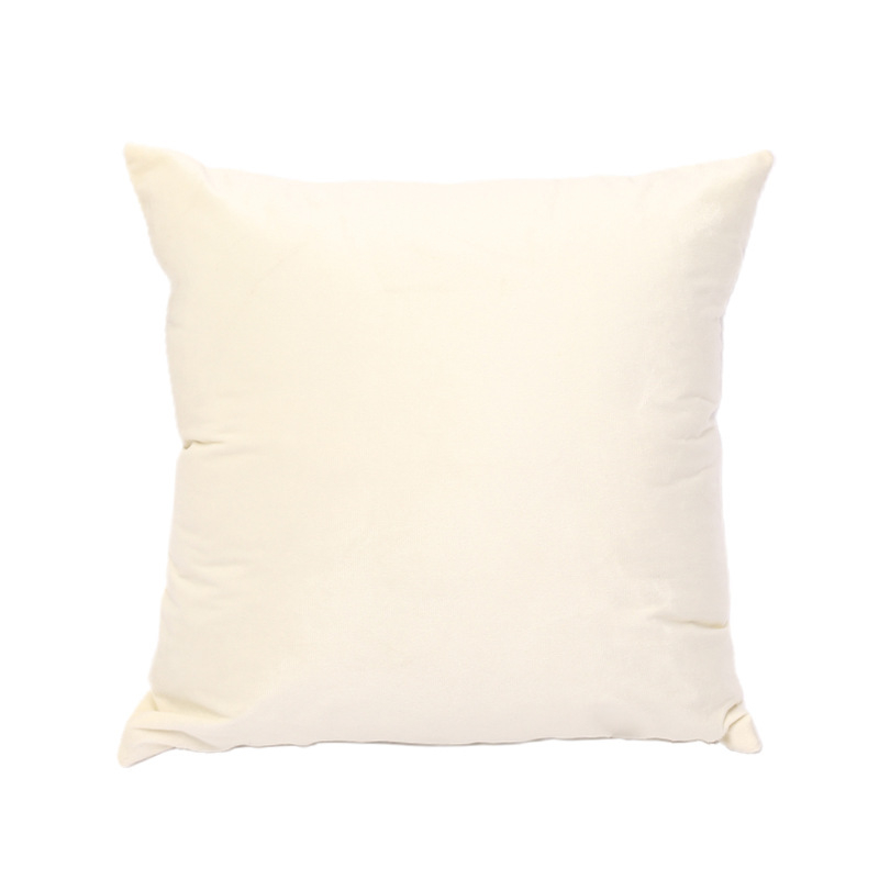 Pernă pentru canapea, husă din velur pluș, umplutură PP bumbac, model solid, stil modern minimalist