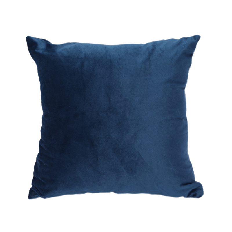 Pernă pentru canapea, husă din velur pluș, umplutură PP bumbac, model solid, stil modern minimalist
