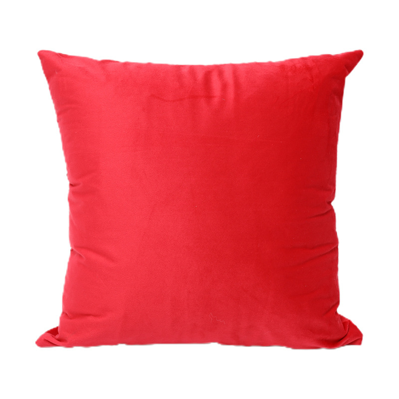 Pernă pentru canapea, husă din velur pluș, umplutură PP bumbac, model solid, stil modern minimalist