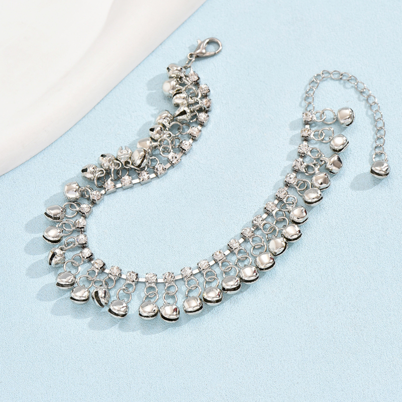 Brățară de gleznă în stil vintage, unisex, din cupru, design în valuri