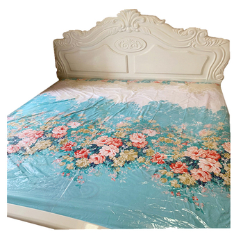 Protecție din plastic pentru saltea, husă de pat în stil cearșaf, model monocrom, țesătură twill, greutate ≥5000 g