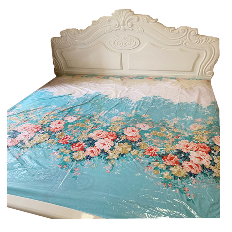 Protecție din plastic pentru saltea, husă de pat în stil cearșaf, model monocrom, țesătură twill, greutate ≥5000 g