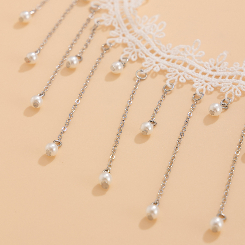 Brățară de gleznă dantelată cu ciucuri Runle – stil feminin, model RL-574-2