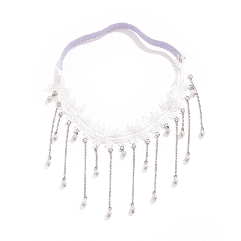 Brățară de gleznă dantelată cu ciucuri Runle – stil feminin, model RL-574-2