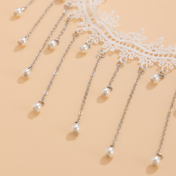 Brățară de gleznă din dantelă cu ciucuri, femei, Runle RL-574-2, personalizare disponibilă, ambalaj cadou