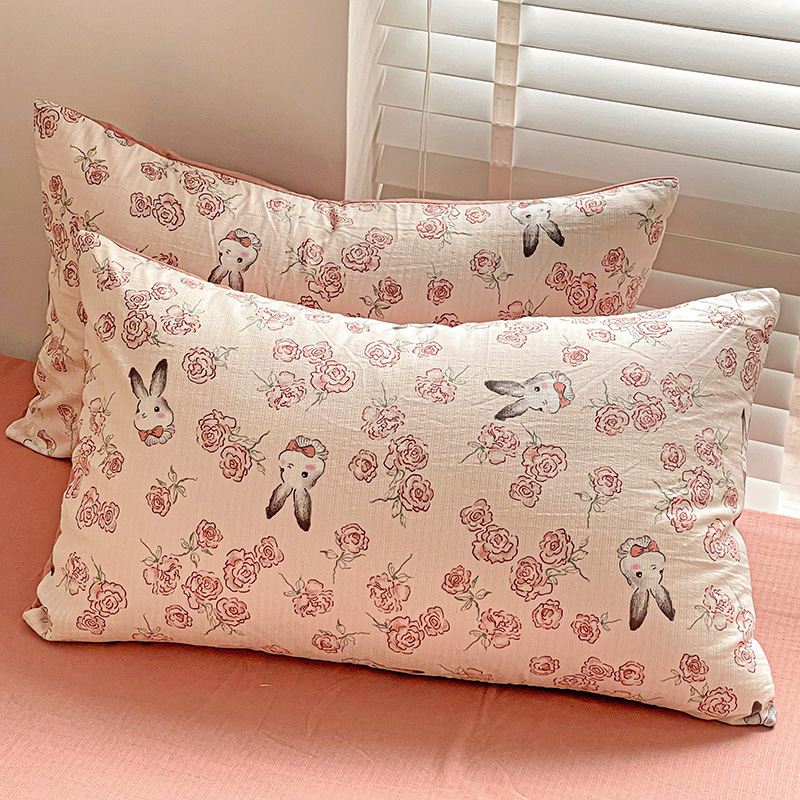 Set huse pentru pilotă - Ins stil, imprimare reactive, țesătură periată, set de pat patru piese