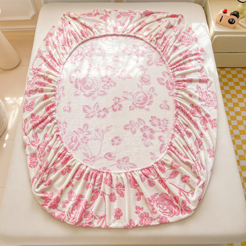 Set cuverturi cu fleece 180 g poliester, model plante și flori, imprimare reactive, stil boem, iarnă/toate sezoanele, 3 piese