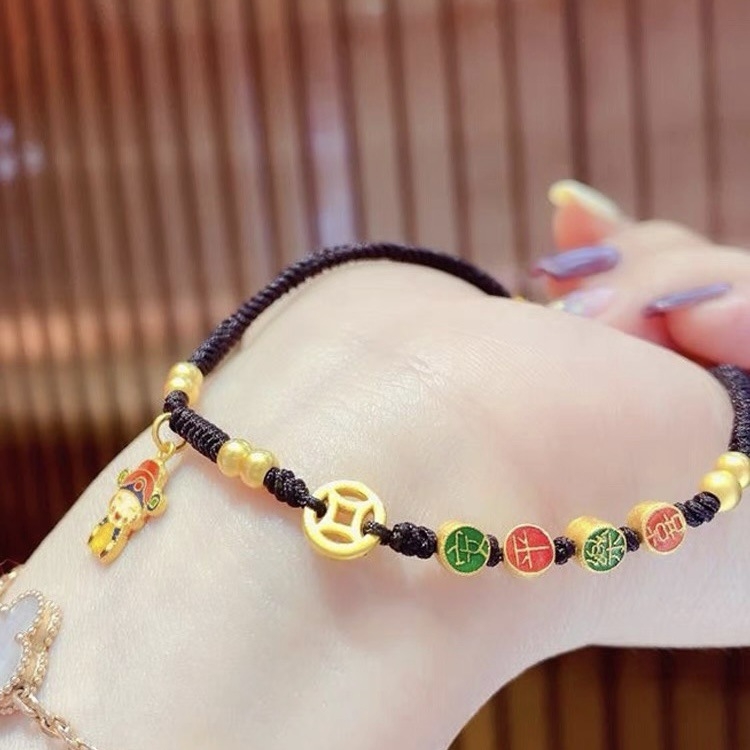 Глезен гривна, сплав, национален стил, унисекс, пролет 2024, бижута за крак