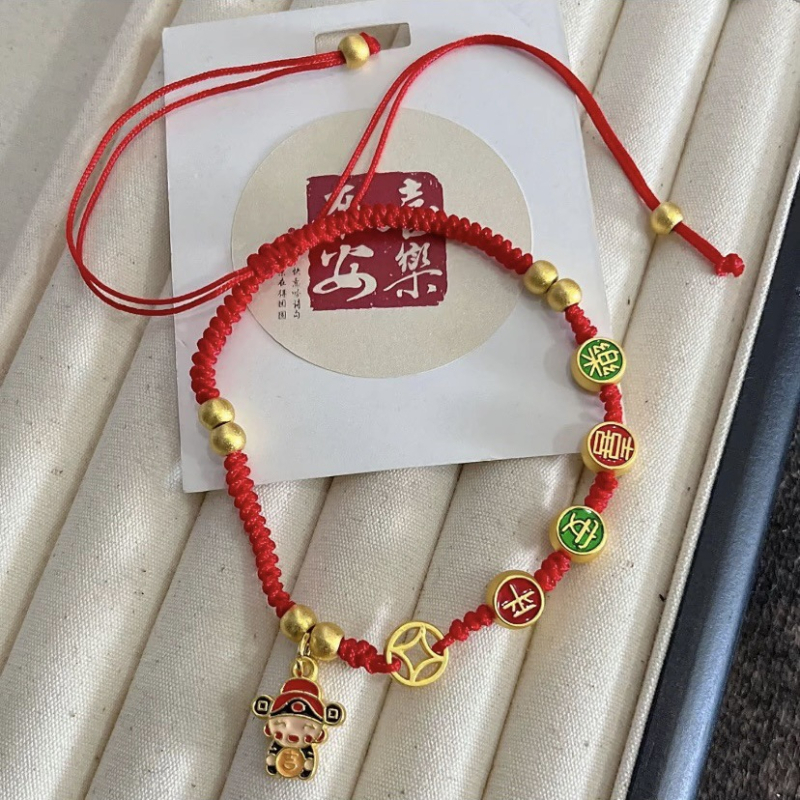 Глезен гривна, сплав, национален стил, унисекс, пролет 2024, бижута за крак