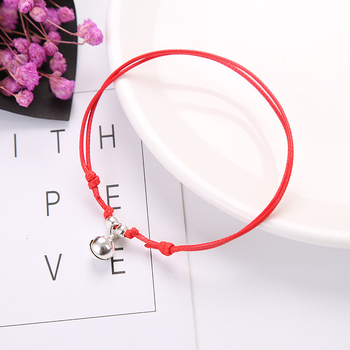 Brățară de gleznă cu clopoțel, stil simplu pentru cuplu, aliaj, electroplacare, personalizabil