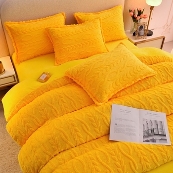 Set cu husă de pilotă din poliester, patru piese, model în dungi, căldură de iarnă, imprimare prin transfer termic