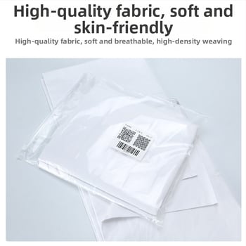 Cearșaf de pat din poliester-cotton, țesătură twill, țesătură vopsită, stil modern minimalist, marcă 3585