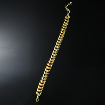 Brățară de gleznă hip-hop din aliaj, Rhinestone geometric, personalizabilă