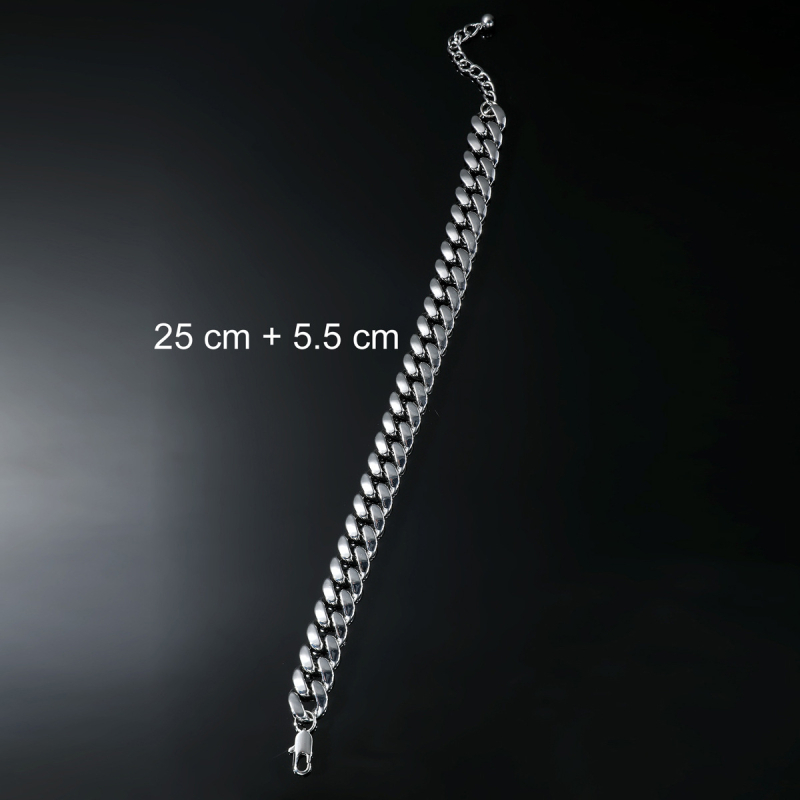 Глезенна гривна в стил хип-хоп, сплав, Rhinestone геометричен дизайн, персонализирана