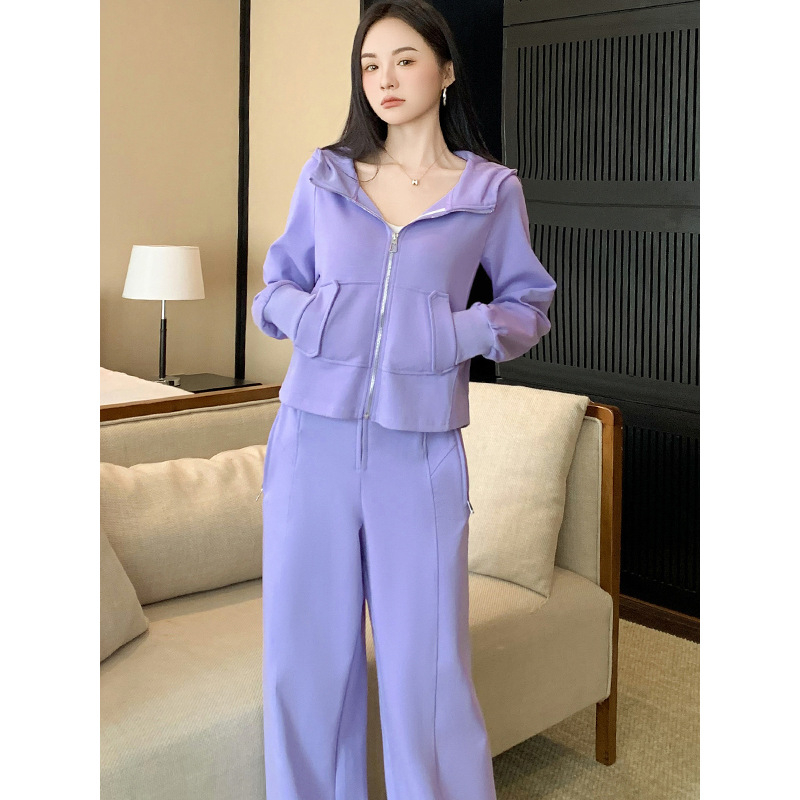 Set feminin din două piese, pentru toamnă 2025, casual, cu model 3D, bumbac mercerizat (70–80%), mâneci lungi, stil prințesă